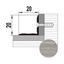 Профиль угловой ЛУКА ПУ 05-1 Ясень белый 106 1,8 м