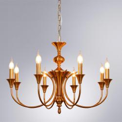 Люстра ARTE LAMP Collinetta A4094LM-8PB Медь