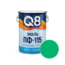 Эмаль FORMULA Q8 ПФ-115 Салатный 20 кг