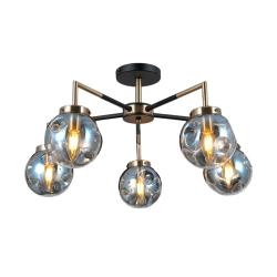 Люстра ЛАЙТ СФЕРА 40383MD/5 MBK+AB Черный