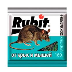 Средство от грызунов РОСТИ Rubit зоокумарин 160 г