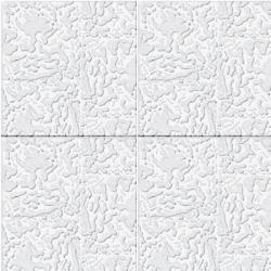 Плита потолочная ППС KINDECOR 500*500 мм 0807