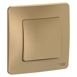 Выключатель SYSTEME ELECTRIC Blanca 1 клавиша титан BLNVS010104