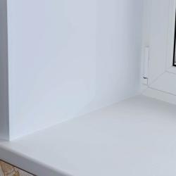 Подоконник акриловый КРИСТАЛЛИТ Белый матовый 0,25 м