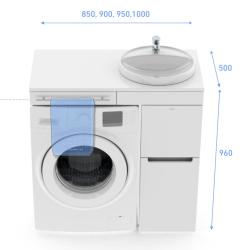 Тумба с раковиной ALAVANN Cosmetic 85 