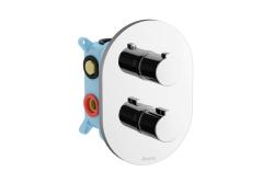 Смеситель для ванны и душа RAVAK Chrome CR 067.00 встраиваемый