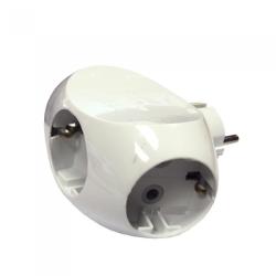 Разветвитель MAKEL белый 10015