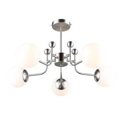 Люстра ЛАЙТ СФЕРА 7039/5 SN Сатин