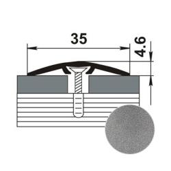Профиль одноуровневый ЛУКА ПС 04-3 Серебро 01 п 0,9 м