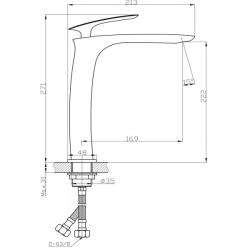 Смеситель для умывальника TOKITO Hidzi 387682