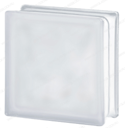 Стеклоблок основной GLASS BLOCK Волна бесцветный полуматовый