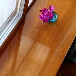 Подоконник акриловый КРИСТАЛЛИТ Дуб золотой глянцевый 0,6 м