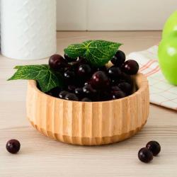 Салатник 24,5*6см, бамбук /Катунь/