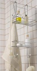 Полка для ванной PRIMANOVA двойная хром