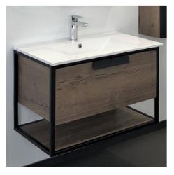 Тумба с раковиной COMFORTY Бонн 75 дуб темный 75E