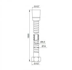 Шланг душевой IDDIS A5021115 