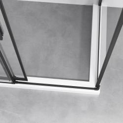 Душевое ограждение VINCEA Slim-N VSR-4SN8014CLB 140*80 см