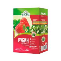 Удобрение органоминеральное ИВАНОВСКОЕ Рубин для клубники, земляники 1000 г