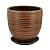 Горшок керамический САДЫ АУРИКИ Модерн Шоколад 7,5 л