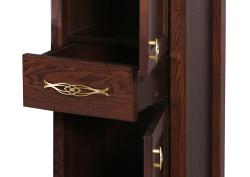 Пенал ASB WOOD LINE Модерн 40 R орех антикварный 41,8*160 см 