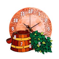 Часы Баня Ведро и веник