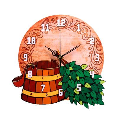 Часы Баня Ведро и веник