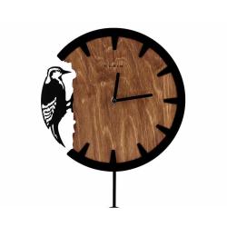 Часы настенные РУБИН Скандинавский дятел 30 см 2830-001