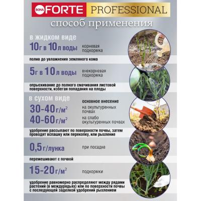 Удобрение минеральное BONA FORTE Для лука, чеснока 100 г