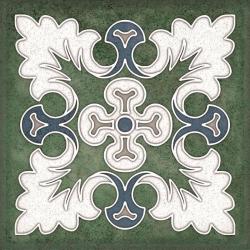 Декор KERLIFE Smalto Verde 1 15*15 см
