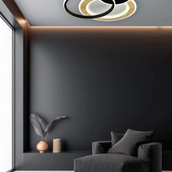 Люстра СОНЕКС Pine 7735/80L Дерево, черный