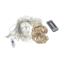 Гирлянда Занавес NEON-NIGHT 8 режимов белый 6*3 м 315-995