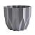 Горшок пластиковый BMC Геометрия Серый жемчуг 3 л