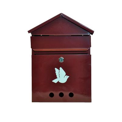Ящик почтовый Голубь вишневый