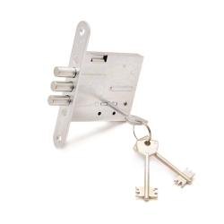 Замок врезной ПРОСАМ 8-4 Хром