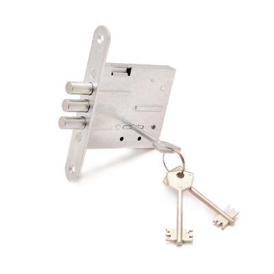 Замок врезной ПРОСАМ 8-4 Хром