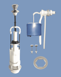 Арматура для сливного бачка УКЛАД А 110.54.14.3 (АБ 66.54.14.3) боковой подвод
