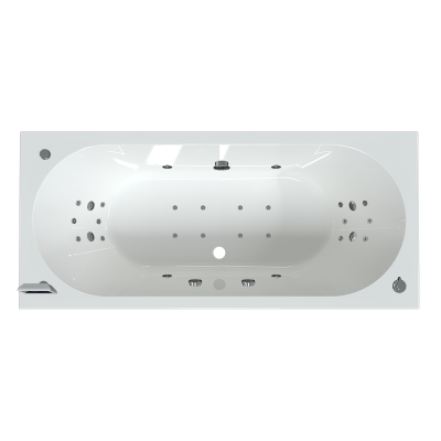 Ванна акриловая RADOMIR Вальс Люкс-Chrome 180*80 см