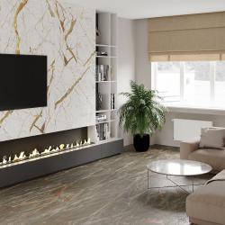 Плитка базовая AXIMA Bari Белый 60*120 см