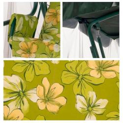 Качели садовые УДАЧНАЯ МЕБЕЛЬ Тропикана Зеленый 210*125*163 см