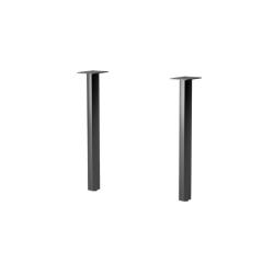 Ножка 11.1 наклон. 710мм  цв. черный муар / 2 шт