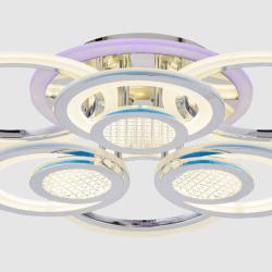 Люстра ЛАЙТ СФЕРА 5240/3+3 CR/RGB Хром
