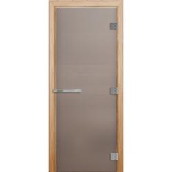 Дверь для бани DOORWOOD Эталон Сатин правое 2000*800 мм 