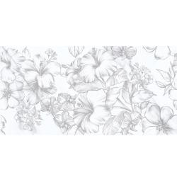 Плитка базовая AZORI Carrara Flowers 31,5*63 см