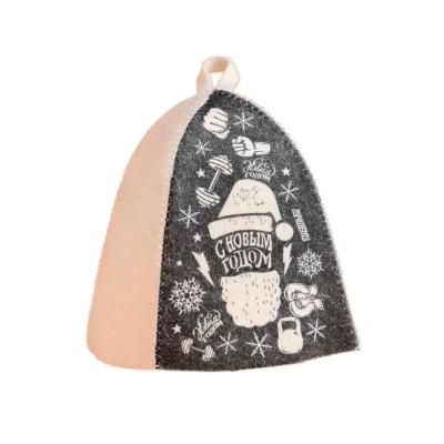 Шапка для бани БАННАЯ ЗАБАВА С новым годом