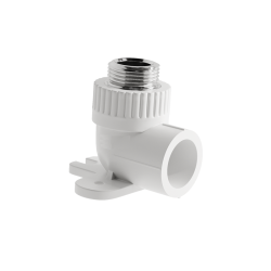 Уголок ПП ВЕКПЛАСТ полипропилен комбинированный с креплением 20 мм 1/2" НР