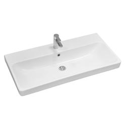 Тумба с раковиной COMFORTY Соло 90 дуб темно-коричневый 