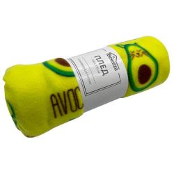 Плед BELEZZA Avocato Кот-авокадо Желтый 130*170 см
