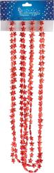 Бусы ВОЛШЕБНАЯ СТРАНА Звездочки красный 2,7 м