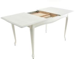 Стол АВРОРА Кабриоль Жемчуг 1400(1800)*800 мм