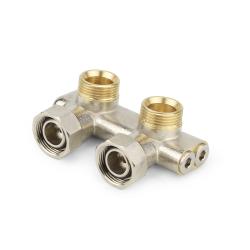 Узел нижнего подключения VARMEGA угловой перекрестный 3/4*3/4" EK НР-ВР